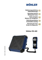 Wohler RS 400 Bedienungsanleitung