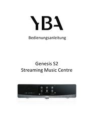 YBA Genesis S2 Bedienungsanleitung