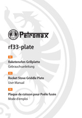 Petromax rf33-plate Gebrauchsanleitung