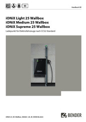 Bender iONiX Medium 25 Wallbox Handbuch