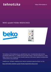 Beko L54315B Hinweise Zur Installation Und Zum Aufstellungsort