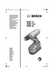 Bosch PSR 14,4 Bedienungsanleitung