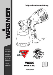 WAGNER W550 0440 Originalbetriebsanleitung