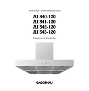 Gaggenau AI 540-120 Bedienungs- Und Montageanleitung