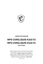 MSI MPG CORELIQUID K240 V2 Bedienungsanleitung
