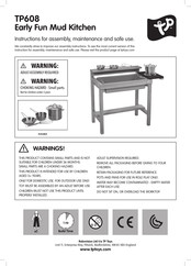 TP Toys Early Fun Mud Kitchen Montageanleitung