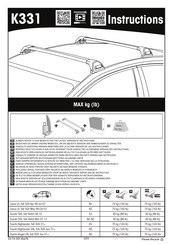 Yakima K331 Montageanleitung