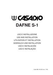 Casadio DAFNE S-1 Gebrauch Und Installation