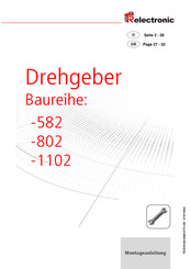 Tr-Electronic 582 Serie Bedienungsanleitung