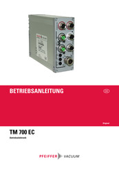 Pfeiffer Vacuum TM 700 EC Betriebsanleitung