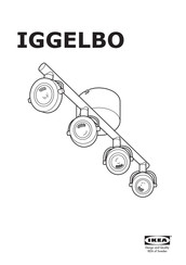 IKEA IGGELBO AA-1903915-1 Bedienungsanleitung