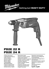 Milwaukee PD2E 22 R Originalbetriebsanleitung