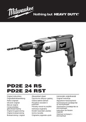 Milwaukee PD2E 24 RST Originalbetriebsanleitung