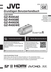 JVC EverioR GZ-R495DE Grundlagen Benutzerhandbuch