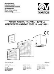 Vortice ARIETT HABITAT 20/75 LL Betriebsanleitung