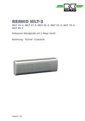 REMKO WLT-3 Serie Bedienungsanleitung