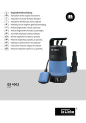 Gude GS 4002 Originalbetriebsanleitung