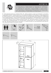 ML MEBLE AZURO 04 Montageanleitung