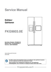 Küppersbusch FKG9803.0E Bedienungsanleitung