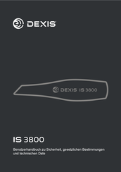 DEXIS IS 3800 Benutzerhandbuch