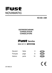 Fust NOVAMATIC KS 80.1-AM Bedienungsanleitung