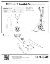 Concept2 skierg Montageanleitung