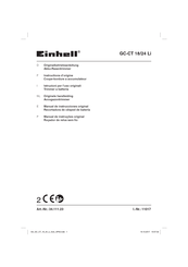 EINHELL GC-CT 18/24 Li Originalbetriebsanleitung
