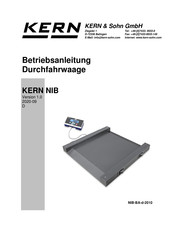 KERN NIB 600K-2 Betriebsanleitung