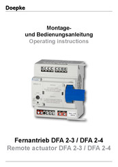 Doepke DFA 2-4 Montage- Und Bedienungsanleitung