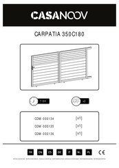 Casanoov CARPATIA 350C180 Montageanleitung