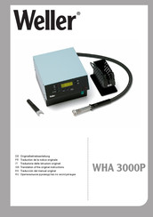 Weller WHA 3000P Originalbetriebsanleitung