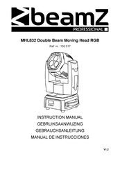 Beamz professional MHL832 Gebrauchsanleitung