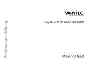 thomann VARYTEC Easy Move XS HP Wash 7x8W RGBW Bedienungsanleitung