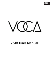 VOCA V543 Bedienungsanleitung