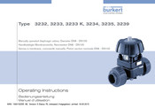 Bürkert 3232 Bedienungsanleitung