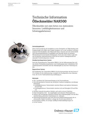 Endress+Hauser NAR300 Technische Information