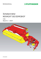 Pottinger NOVACAT 352 CF Betriebsanleitung