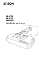 Epson EB-810E Installationsanleitung