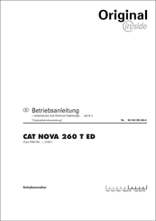 Pottinger CAT NOVA 260 T ED Betriebsanleitung