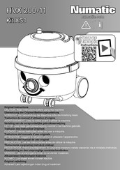 Numatic HVX 200-11 XS0 Bersetzung Der Original Bedienungsanleitung