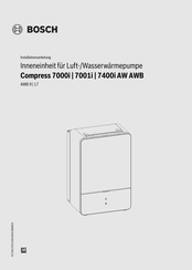 Bosch Compress 7000i Installationsanleitung