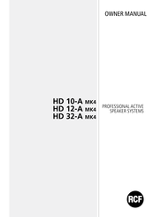RCF HD 10-A MK4 Benutzerhandbuch