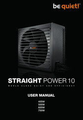 BE QUIET! STRAIGHT POWER 10 500W Bedienungsanleitung