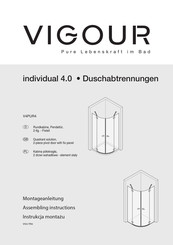 VIGOUR individual 4.0 V4PUR4 Montageanleitung