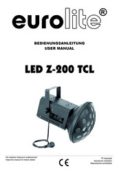 EuroLite LED Z-200 TCL Bedienungsanleitung
