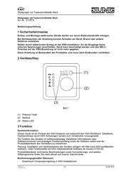 Jung 2178TS Serie Bedienungsanleitung