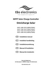 tbs electronics Omnicharge Solar OCS 100-30 Installationsanleitung