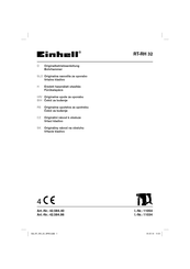 EINHELL RT-RH 32 Originalbetriebsanleitung