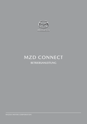 Mazda MZD CONNECT Betriebsanleitung
