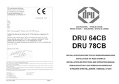 Dru DRU 78CB Einbauanleitung Und Gebrauchsanweisung